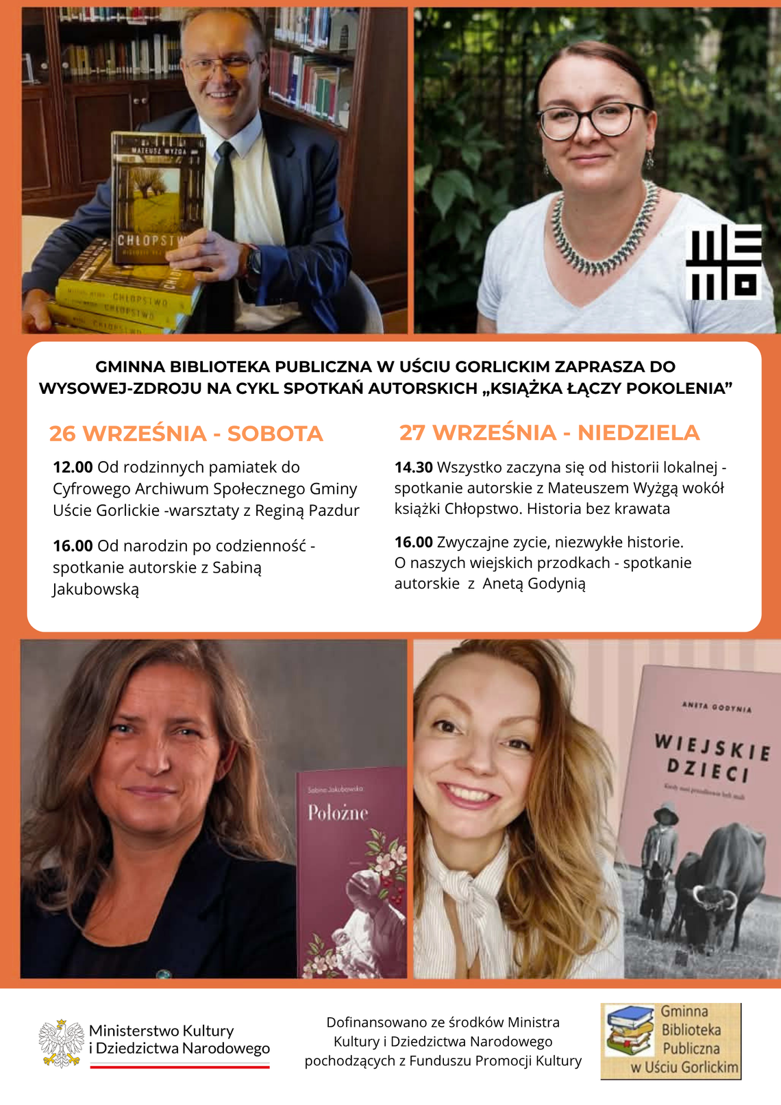 „Książka łączy pokolenia” – literatura, historia i tradycja w Wysowej-Zdroju „Książka łączy pokolenia” – literatura, historia i tradycja w Wysowej-Zdroju