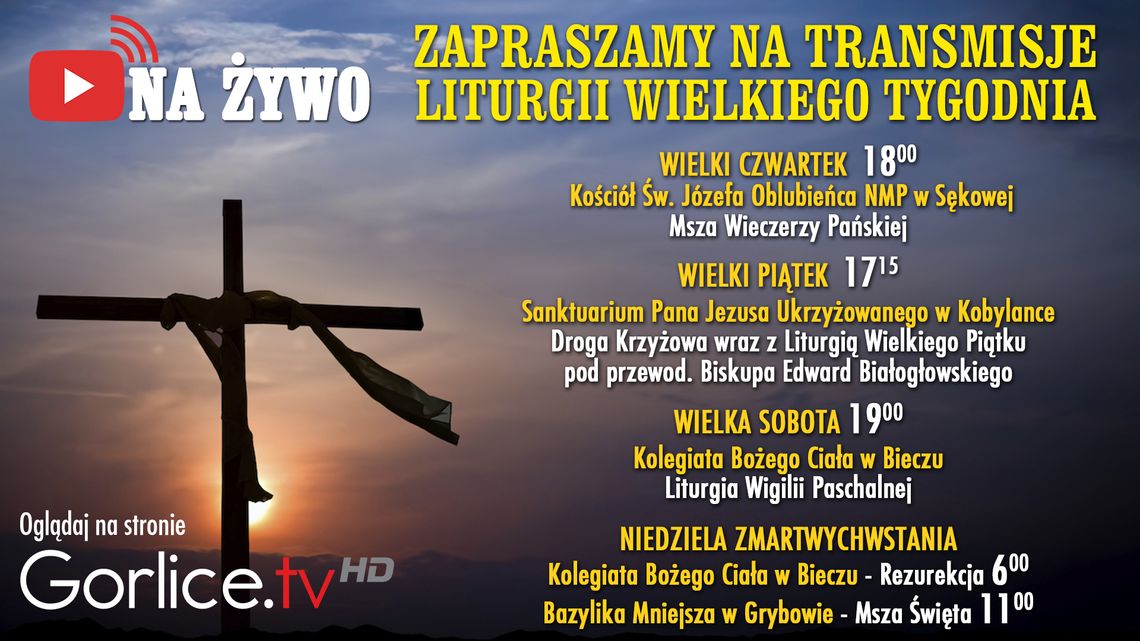 Na żywo - Msza Święta Wieczerzy Pańskiej z Sękowej