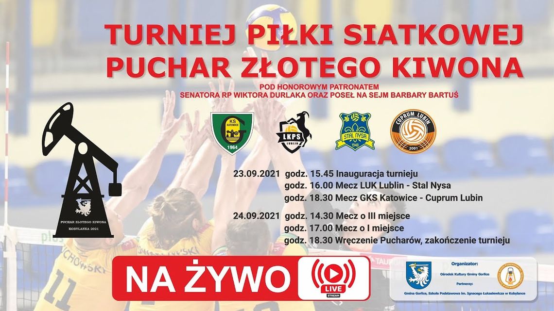 Na żywo: Turniej Piłki Siatkowej o Puchar Złotego Kiwona: GKS Katowice - Cuprum Lublin