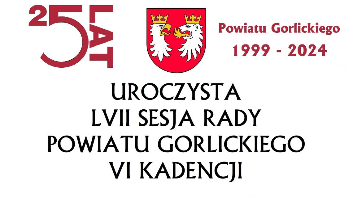 Na żywo: Uroczysta LVII Sesja Rady Powiatu Gorlickiego IV Kadencji