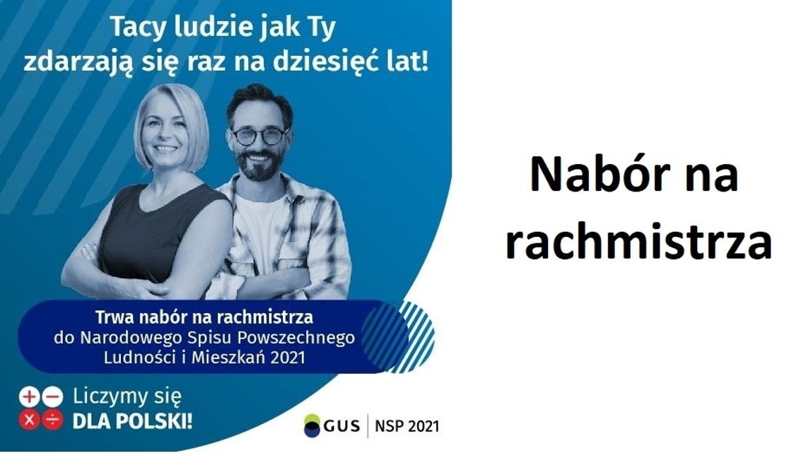 NABÓR NA RACHMISTRZA SPISOWEGO W GMINIE ROPA