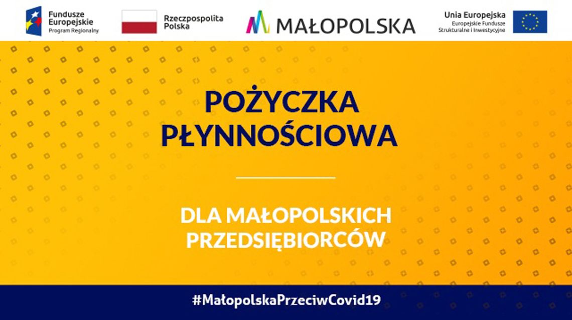 Pożyczka płynnościowa dla małopolskich firm już od maja