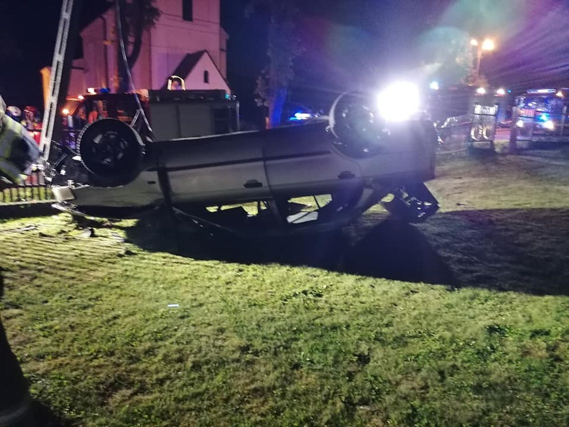 Wypadek samochodowy w Lipinkach!