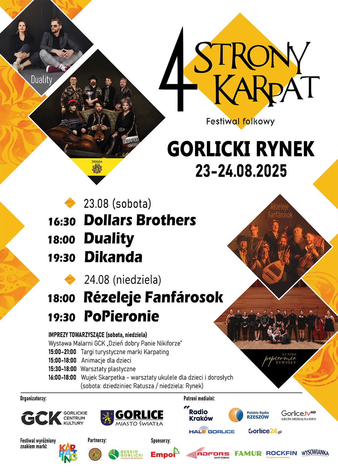 Zapraszamy na Festiwal 4 Strony Karpat Zapraszamy na Festiwal 4 Strony Karpat