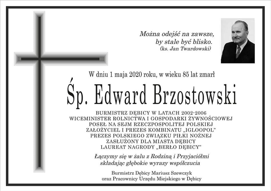 Zmarł Edward Brzostowski, wieloletni właściciel pałacu rodziny Długoszów