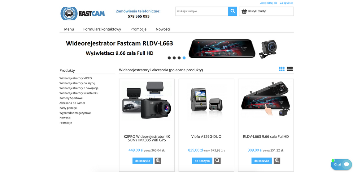 Fastcam.pl - rejestratory jazdy