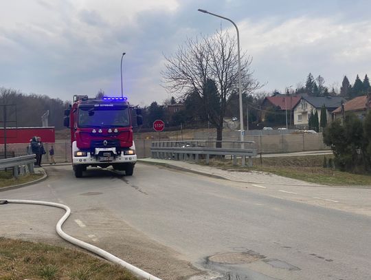 Pożar domu Gorlice ul. Strożowska